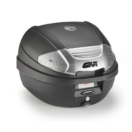 E 300NT2 TECH kufr GIVI černý, čiré odrazky, nové zavírání (Monolock s plotnou), objem 30 ltr.