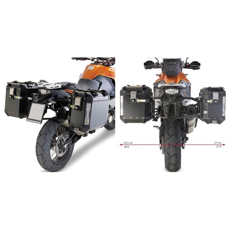 Kappa KL7705CAM montážní sada ( nosič ) bočních kufrů KTM Adventure 1190 (R) 2013 - 2016
