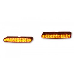 HIGHSIDER LED -Vstavaný moto blinker STRIPE dymový