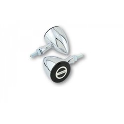 HIGHSIDER LED moto blinker ROCKET BULLET chróm