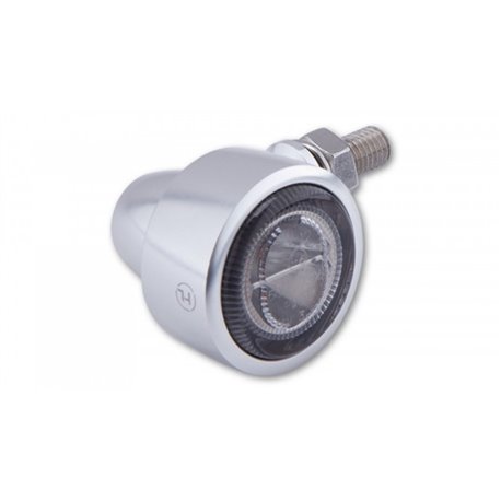 HIGHSIDER LED moto blinkr, zadní světlo, brzdové světlo 3v1 CLASSIC-X1 stříbrný