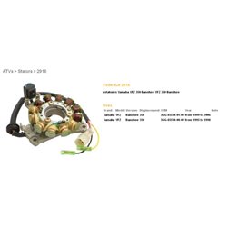 Stator alternátoru GZ Yamaha YFZ 350 Banshee 2000 - 2005
