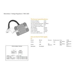 Regulátor dobíjení GZ Honda CBR 1100 XX 1999 - 2000
