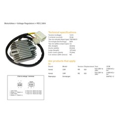 Regulátor dobíjení GZ Honda CBR 900 RR Fireblade 2000 - 2001