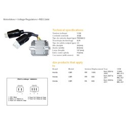 Regulátor dobíjení GZ Honda CBR 1000 RR Fireblade 2004 - 2007