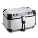 Stříbrný horní kufr GIVI Trekker Outback hliníkový (Monokey topcase), objem 58 ltr. OBKN 58A