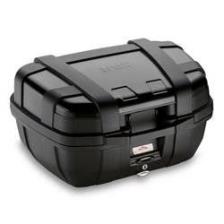 Kufor GIVI Trekker čierny s čiernym hliníkovým vekom (Monokey), objem 52 ltr. TRK 52B