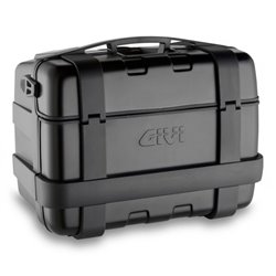 TRK 46B kufr GIVI Trekker černý s černým hliníkovým víkem (Monokey), objem 46 ltr.