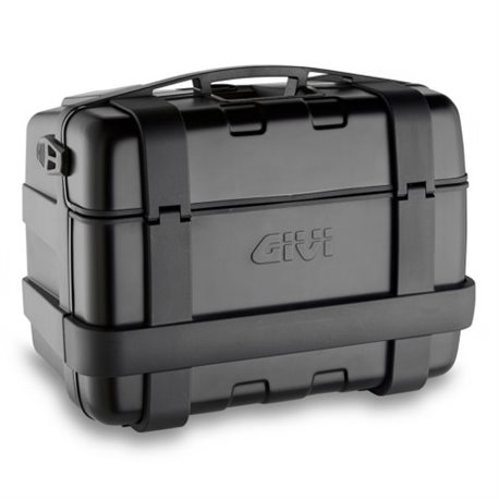 TRK 46B kufr GIVI Trekker černý s černým hliníkovým víkem (Monokey), objem 46 ltr.