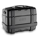 TRK 46B kufr GIVI Trekker černý s černým hliníkovým víkem (Monokey), objem 46 ltr.