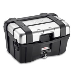 TRK 46N kufr GIVI Trekker černý s hliníkovým víkem (Monokey), objem 46 ltr.