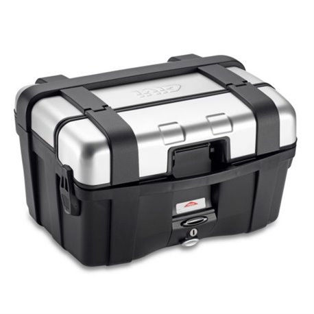 TRK 46N kufr GIVI Trekker černý s hliníkovým víkem (Monokey), objem 46 ltr.