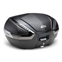 V 47NNT TECH kufor GIVI čierny (Monokey) s čírymi odrazkami a čiernym vekom, objem 47 ltr.