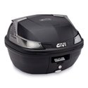 B 37NT Blade TECH kufr GIVI černý s čirou optikou (Monolock s vlastní plotnou), objem 37 ltr.