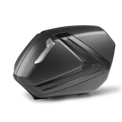 V 37NNT pár bočních kufrů GIVI (levý+pravý) boční víka černá matná ala karbon (Monokey pro PLX...),