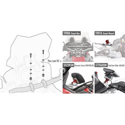 GIVI 01SKIT montážní sada pro držák navigace Aprilia Mana 850 2008 - 2016