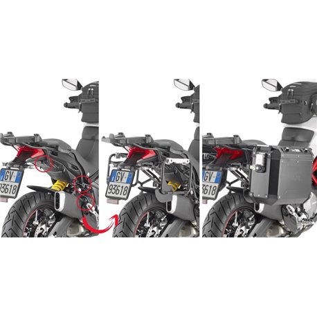 GIVI PLOR7412CAM montážní sada ( nosič ) bočních kufrů Ducati Multistrada Enduro 1260 2019 - 