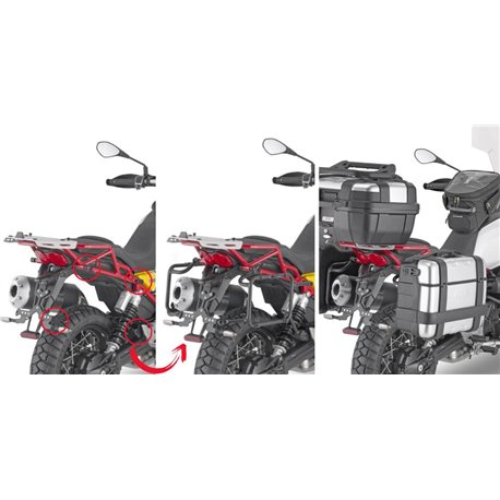 GIVI PLOR8203MK montážní sada ( nosič ) bočních kufrů Moto Guzzi V85 TT 2019 - 