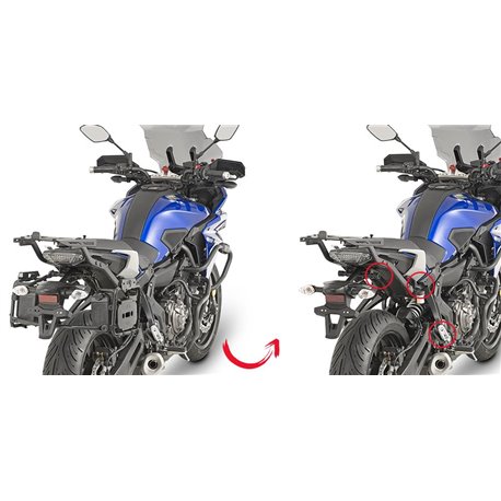 GIVI PLR2130 montážní sada ( nosič ) bočních kufrů Yamaha MT-07 Tracer 2016 - 2019