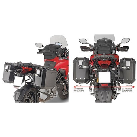 GIVI PLR7411CAM montážní sada ( nosič ) bočních kufrů Ducati Multistrada 1260 2018 - 