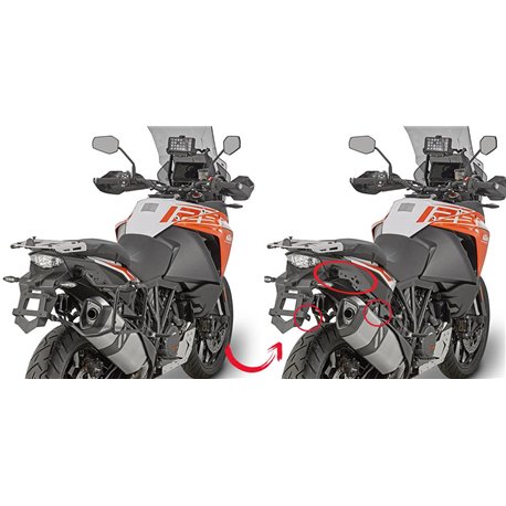 GIVI PLR7706 montážní sada ( nosič ) bočních kufrů KTM Adventure 1090 2017 - 2019