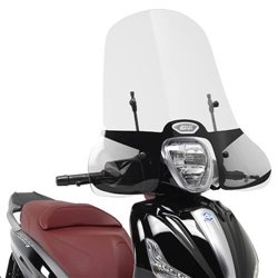 GIVI 5606A plexi Piaggio Beverly 125ie 2010 - 2019
