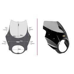 GIVI A800N přední maska BMW R Nine T 1200 2014 - 2019