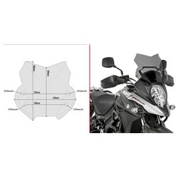GIVI D3112B plexi Suzuki DL 650 V-Strom 2017 - 2019