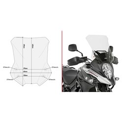 GIVI D3112ST plexi Suzuki DL 650 V-Strom 2017 - 2019