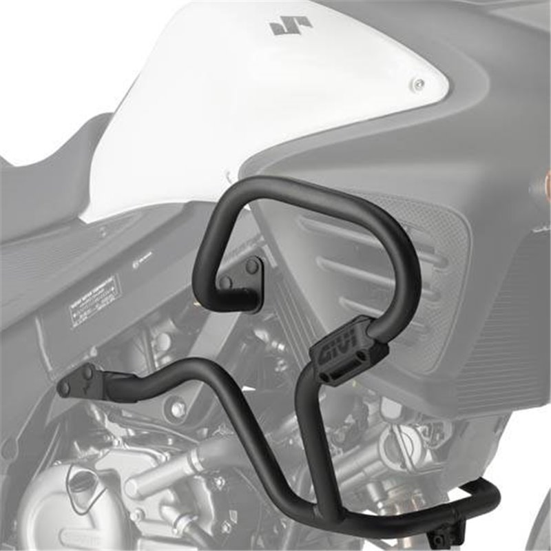 Support Tubulaire Givi PLX532 Pour Valises V35 – Compatible Suzuki DL V-Strom 650 2004-2011 | Support Côté Noir