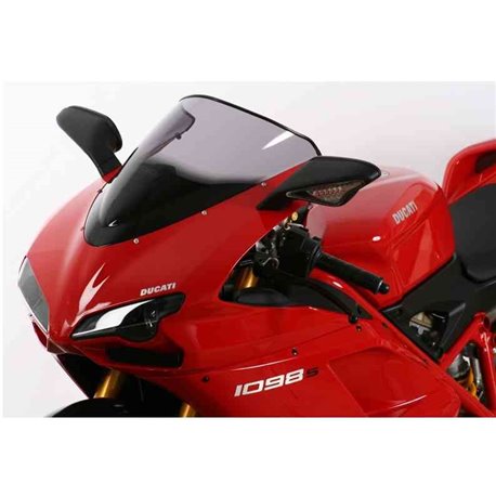 Moto plexi MRA Ducati 1098 / R / S - Racing černé