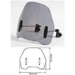 Moto plexi MRA Honda CM 185 T - Roadshield kouřové