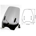 Moto plexi MRA Kawasaki Z 750 2007 - 2009 Highway kouřové