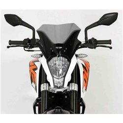 Moto plexi MRA KTM DUKE 200 - 2016 Racing černé