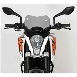 Moto plexi MRA KTM DUKE 125 - 2016 Spoiler kouřové