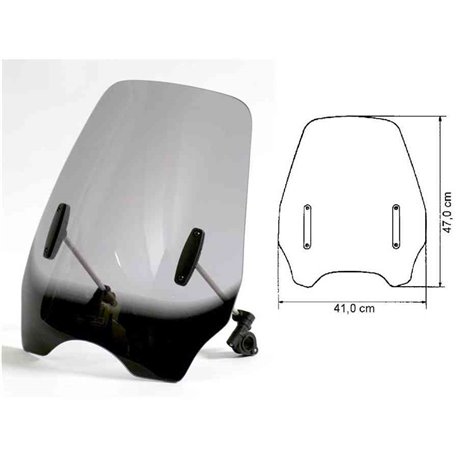 Moto plexi MRA Polaris NESS VEGAS 2009 - Highway čiré