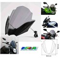 Moto plexi MRA Suzuki LTR 450 - Racing kouřové